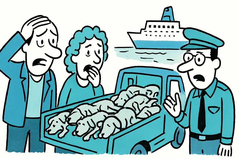 27 Dead Dogs on Ferry: Shock in the Early Morning at Palma Harbor