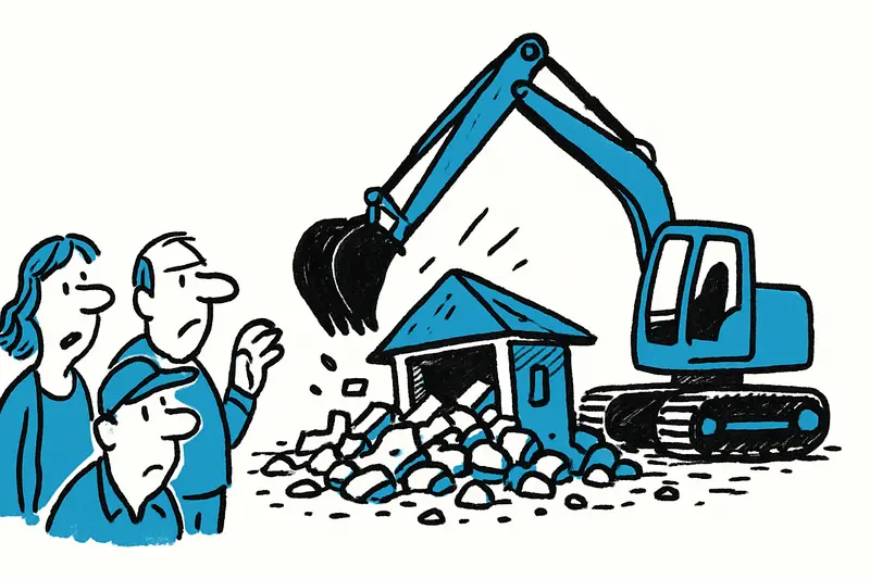 Demolition in Son Moll: A Kiosk, Many Open Questions