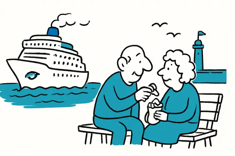 Popular AIDA Stella Leaves Palma – a Quiet Autumn at the Harbour