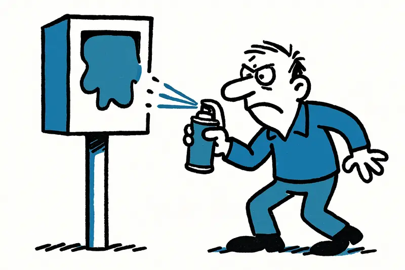 Attack on speed cameras in Palma: paint, questions, solutions