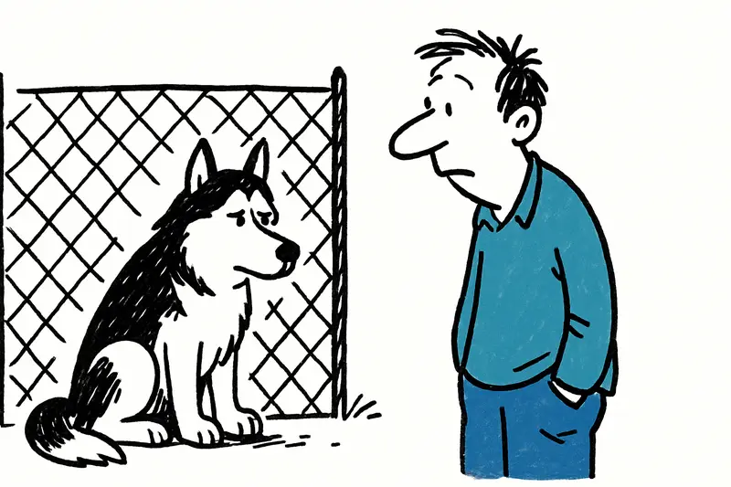 Attila Seeks a New Home: Mallorca's Husky with a German Background