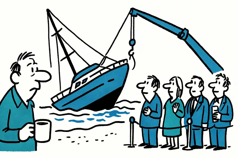 When a ship accident becomes a paid Blick show: The salvage of the stranded yacht at Son Servera