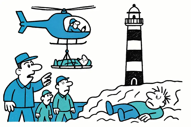 Rescue at the Portocolom Lighthouse: Why a Rock Fall So Quickly Becomes a Major Operation