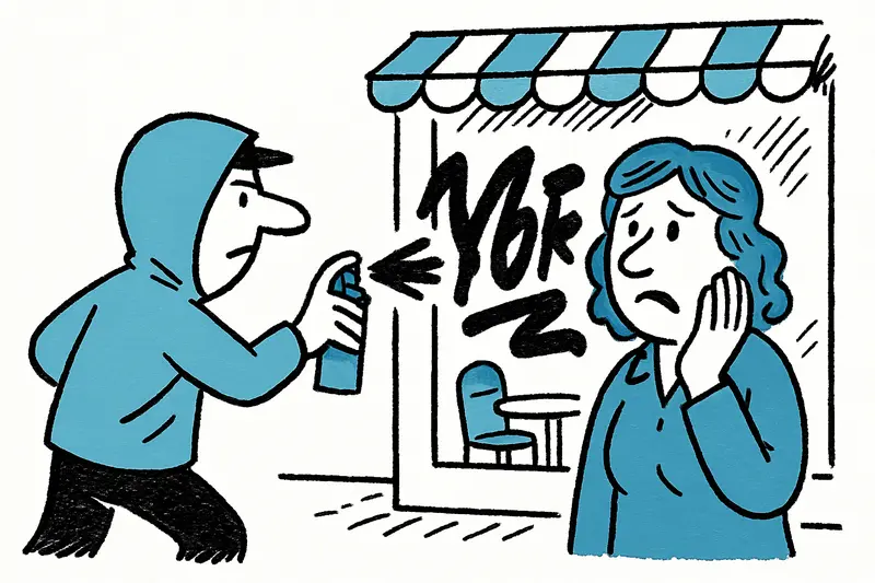 Vandalized in Pere Garau: Why Anti-tourism Spray Affects Locals Too