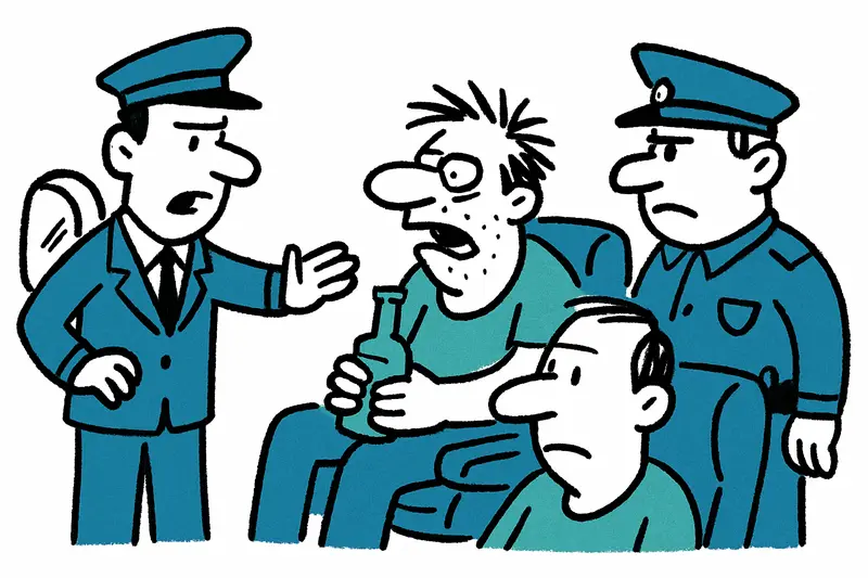 «Una catástrofe» a bordo: lo que supone un pasajero ebrio para las Baleares