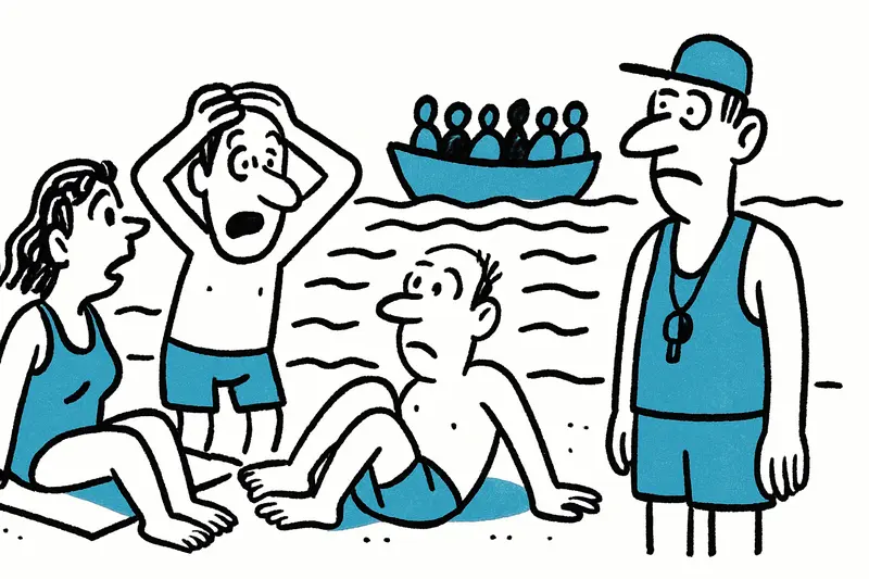 Boats in front of bathers: Why crossings are reaching beaches again