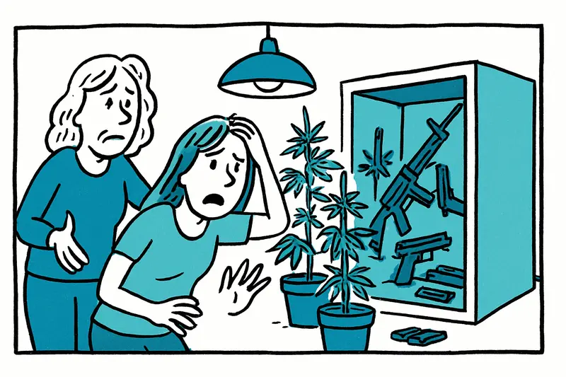 Fire in Moscari Uncovers Professional Marijuana Cultivation and Weapons Arsenal