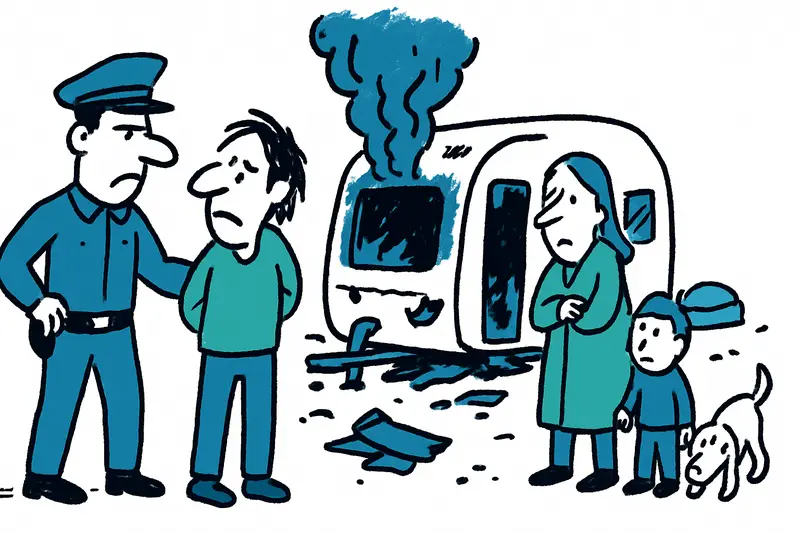 Fire in Son Hugo: Who protects people living in caravans?
