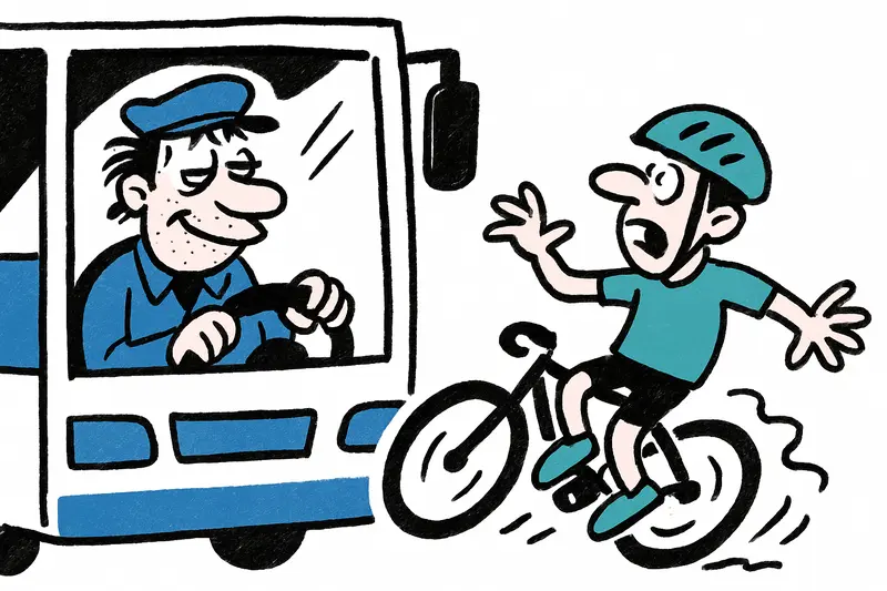 Bus driver on drugs hits cyclist on Ma-3413: More than an accident