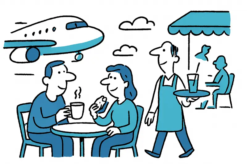 New Cafés with Terraces on the Airport Departure Level – More Time, Less Rush