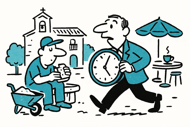 Campos, where time ticks a little slower