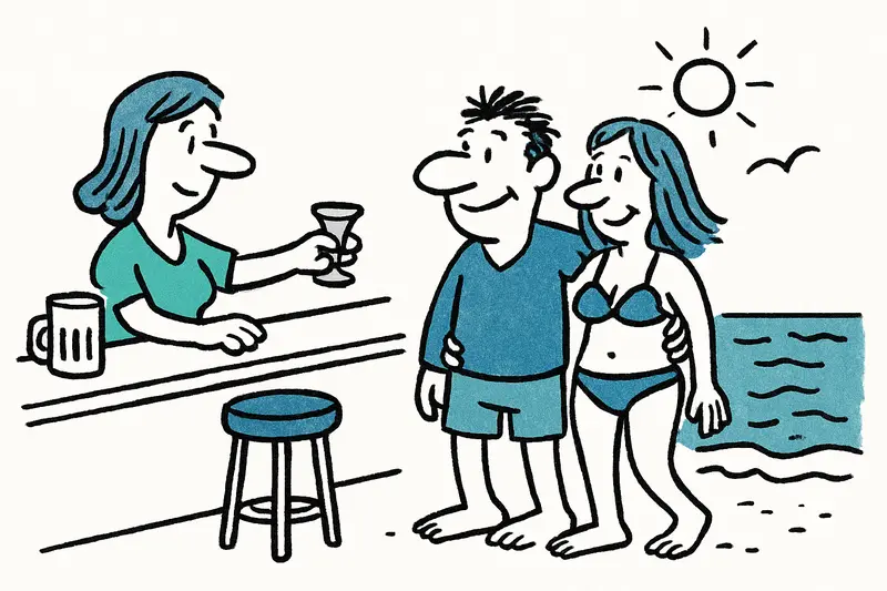 From the Bar to the Beach: How Caro and Andreas Found Each Other in Mallorca