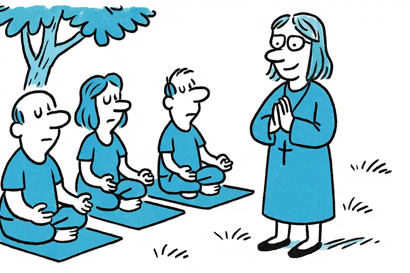 In the Church Garden: Christian Yoga in Arenal Starts – Monthly Sessions with Pastor Olivia Scheib