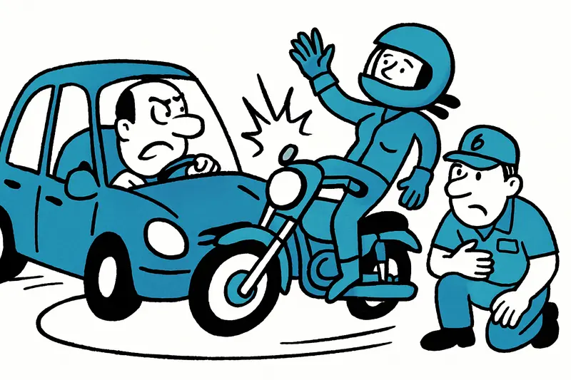 Crash in Andratx Roundabout: Motorcyclist Injured – A Wake-Up Call for Road Safety