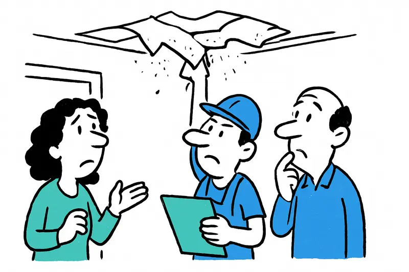 Ceiling collapse near Blanquerna: Evacuation and uncomfortable questions