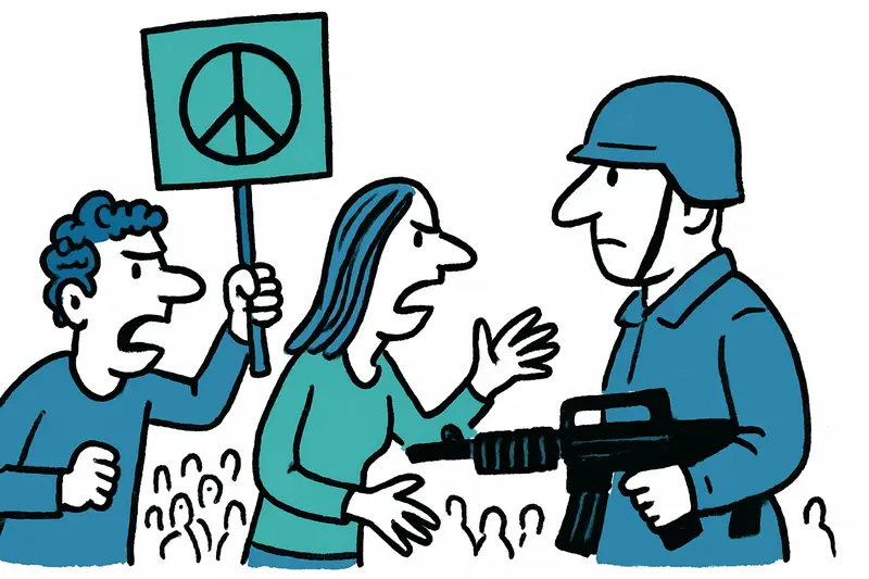 «Las armas deben callar» en Palma – Entre la protesta y preguntas incómodas