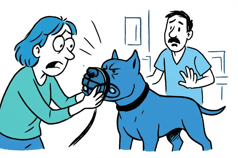 Drama at an Animal Clinic near Palmanyola: Blind Pitbull Severely Bites New Owner — a Reality Check