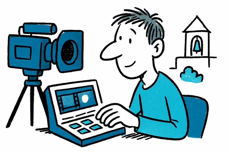 Behind the Camera: Dylan Douglas Edits at the One-Minute Festival in Deia
