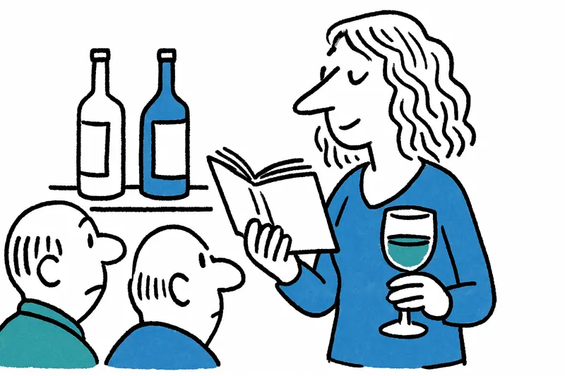 Esther Schweins Reads for Charity at Bodega Binivista