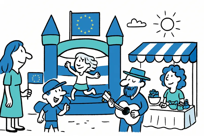 Europe Day by the Sea: Palmanova Celebrates on the Promenade