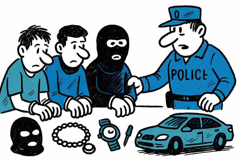 Gang Arrested After Burglaries at Car Rental in Palma