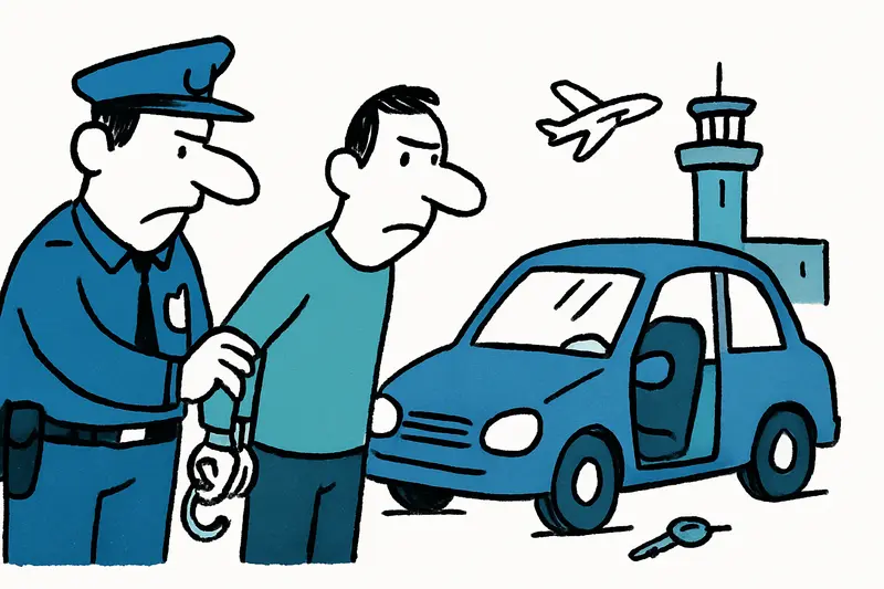Arrest at Palma Airport: When an Open Car Becomes an Invitation