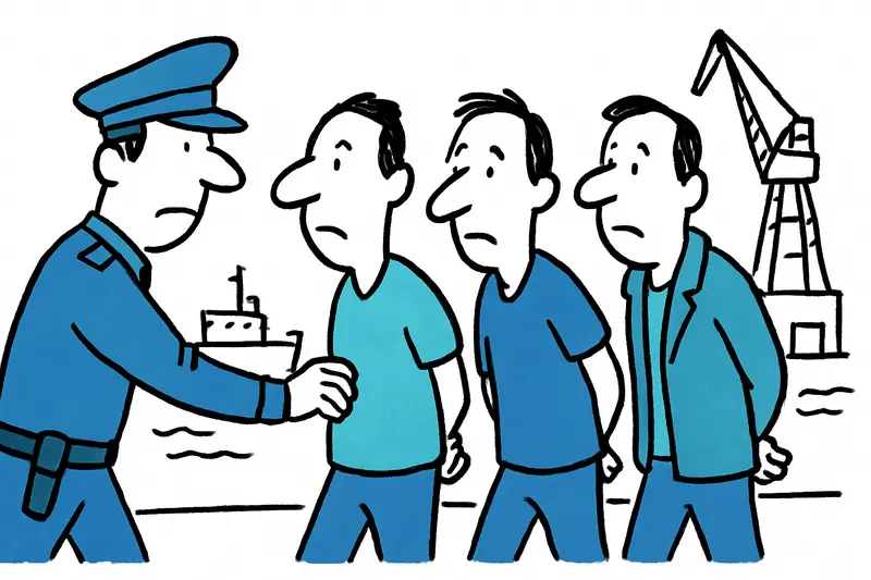 Arrest at the Port: Three Suspected Pickpockets Left Mallorca After Series of Thefts