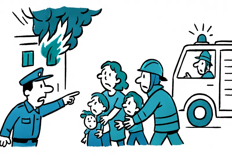 Fire in Can Picafort: Family Rescued at the Last Minute – a Safety Check for the Promenade