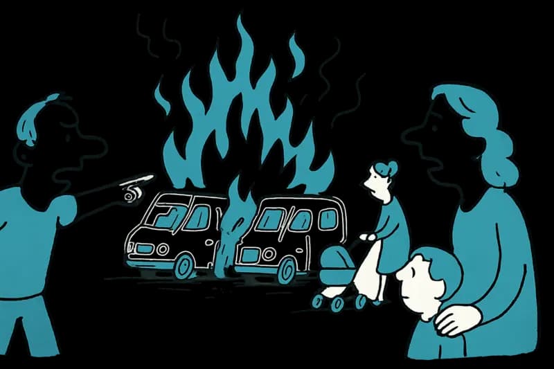 Fire at the Son Hugo Parking Lot: When a Neighbourhood Dispute Becomes a Fire Catastrophe
