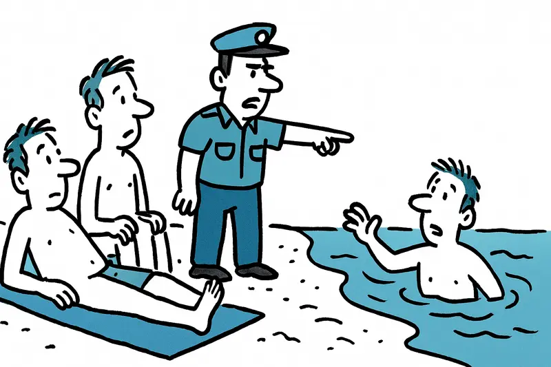 Escape to the Sea: Nude Bathers at Playa de Palma Prompt Odd Response
