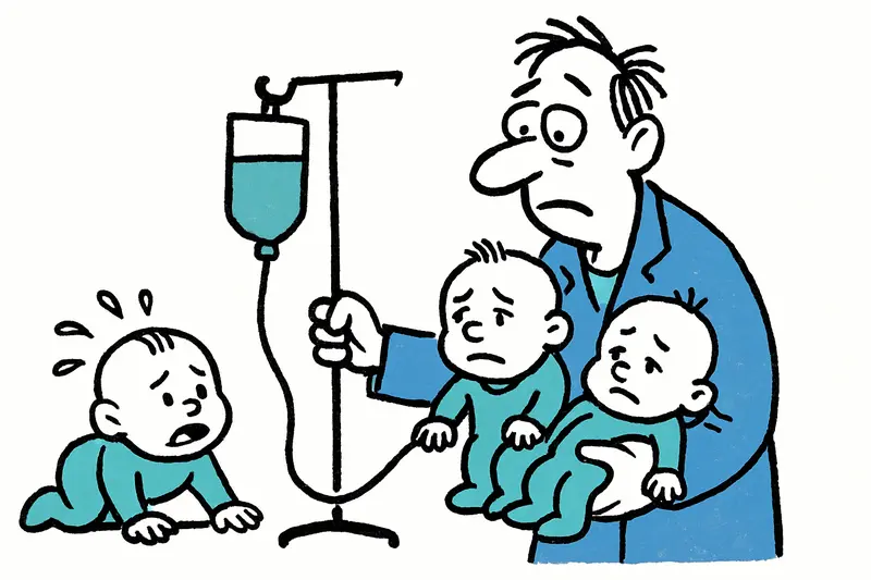 Flight from Thirst: Two Dehydrated Babies Rescued off Ibiza — a Critical Assessment