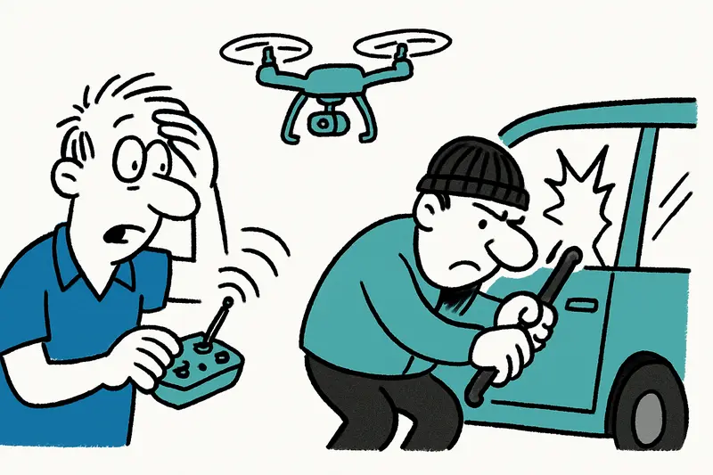 Formentor: Tourists film car thieves with their own drone – 1,000 euros gone, what now?