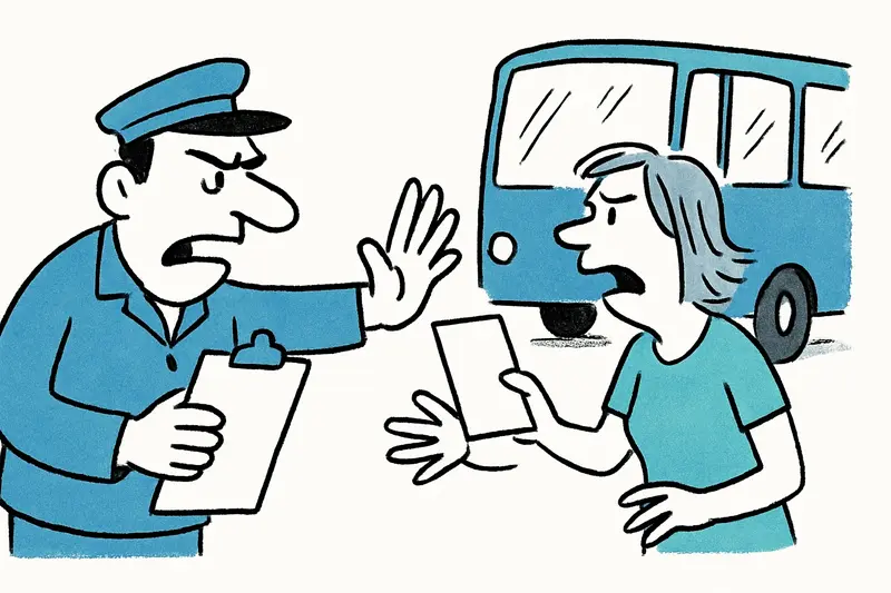 Form requested – Complaint filed after incident on bus 341