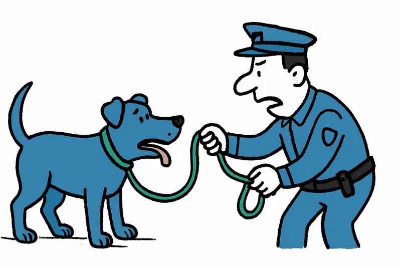 Loose dog on the MA-19: Rescue — and an uncomfortable question