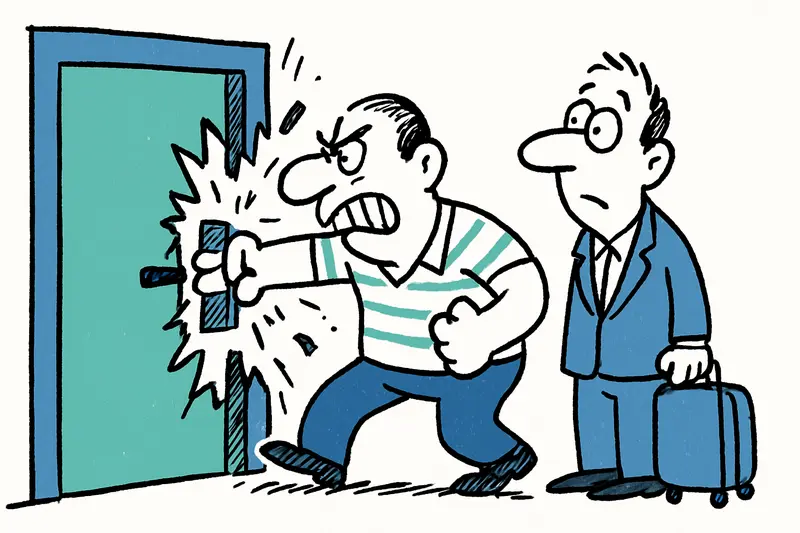 When Patience Snapped: Forced-Open Door at Son Sant Joan Airport Sparks Outrage
