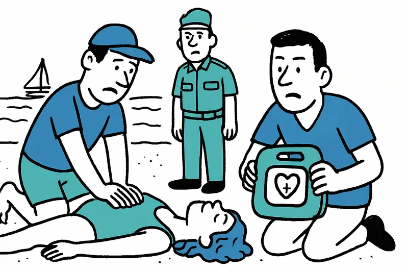 Rescued in Cala Barques: Female Tourist Stabilized After Cardiac Arrest