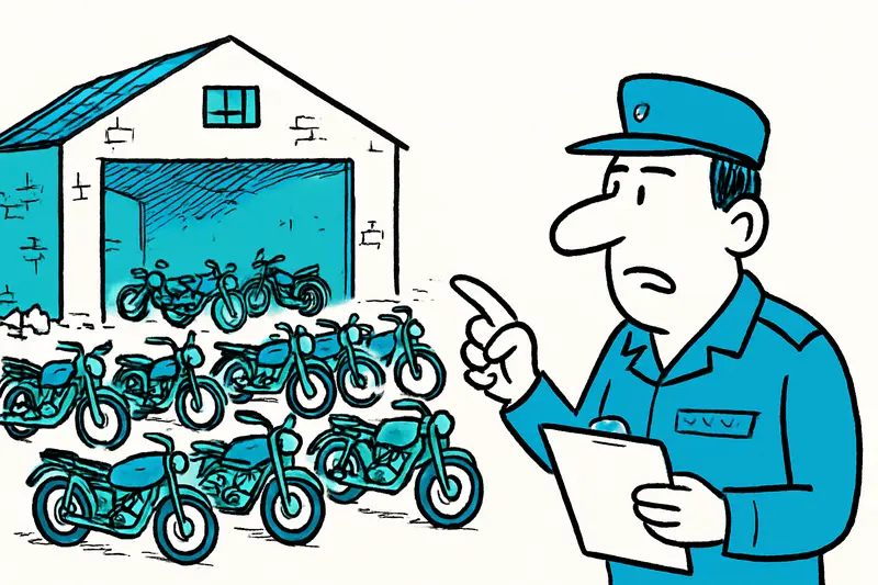 Stolen motorcycles in vacant factory: Guardia Civil finds 19 vehicles