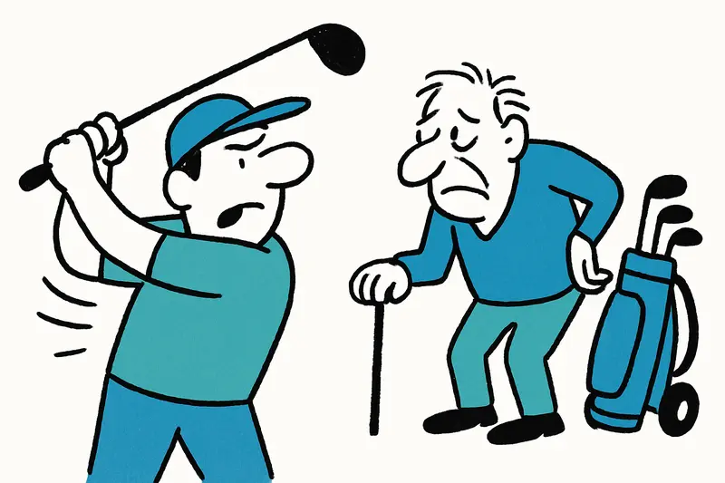 Healthy golfing: When the swing becomes a trap and how to defuse it