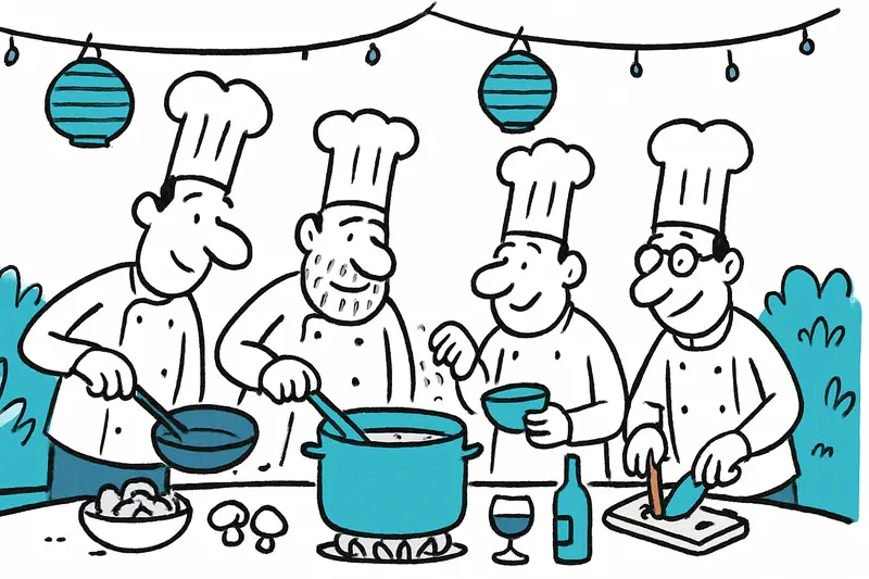 Gourmet Garden Party at Adelfas: Four German Top Chefs Cook Together in Santa Ponsa