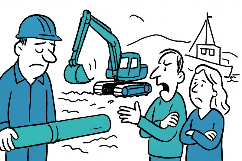 Major construction in Port d'Andratx: Who pays the price for the sewer renewal?