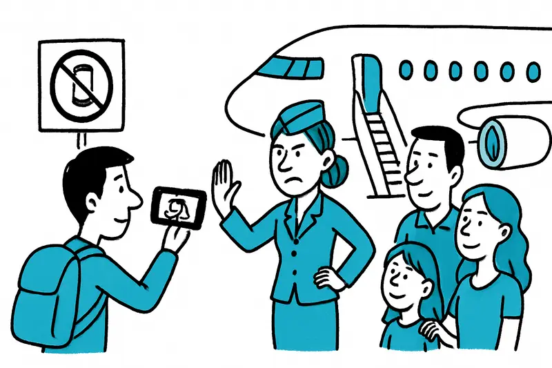 Filming with your phone at the gate and onboard: Who's allowed, who forbids it — and why it can catch many Mallorca travelers off guard