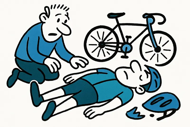 Broken helmet, rider unconscious: What the fall near Andratx says about safety in Mallorca