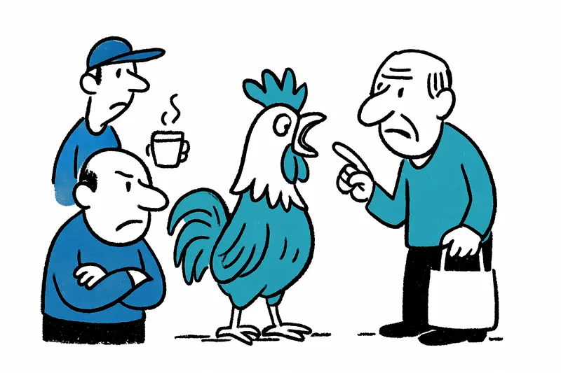 When the Rooster Steals the Morning: The Chicken Dispute at Plaza Mediterráneo
