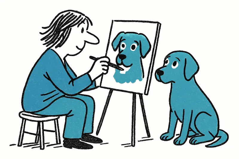 Dog's Gaze in Watercolor: Cristina Cases Makes Paws Unforgettable