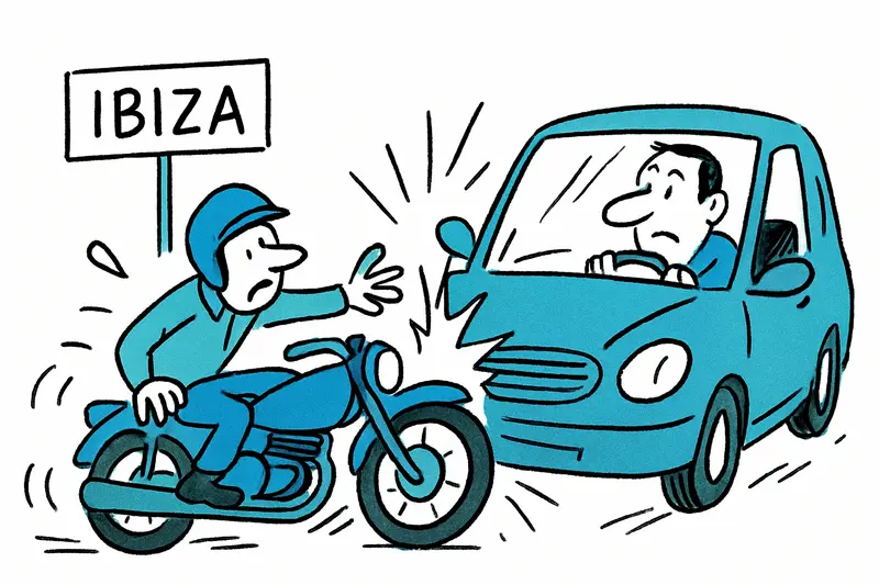 Ibiza: Motorcyclist killed in Sant Josep after collision with car – a wake-up call for the roads