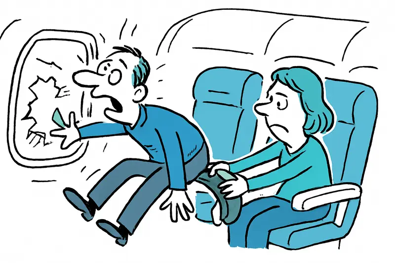 "I held his legs" — Window drama on a Ryanair jet: What is really missing on the radar