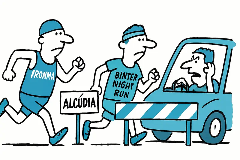 Ironman in Alcúdia and Binter Night Run in Palma: Who pays the price for the road closures?