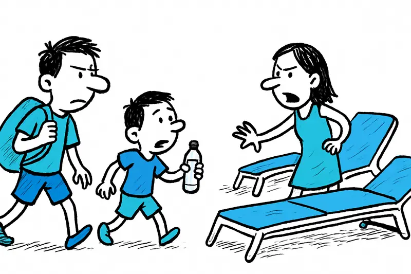 Pools as a Battleground: When Children Must Reserve Sunbeds in the Morning