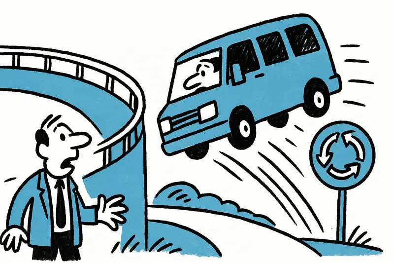 Minibus plunges from ramp near Sa Pobla: Why an accident in Mallorca is not just a question of speed