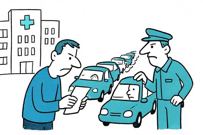 Parking ticket chain at Son Espases: When patients are closer to the ticket than the consultation room